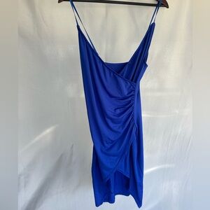 Royal Blue Sexy Sheer Dress Size Small